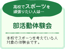 部活動体験会