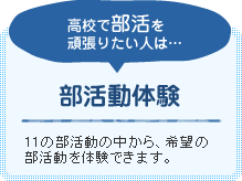 部活動体験